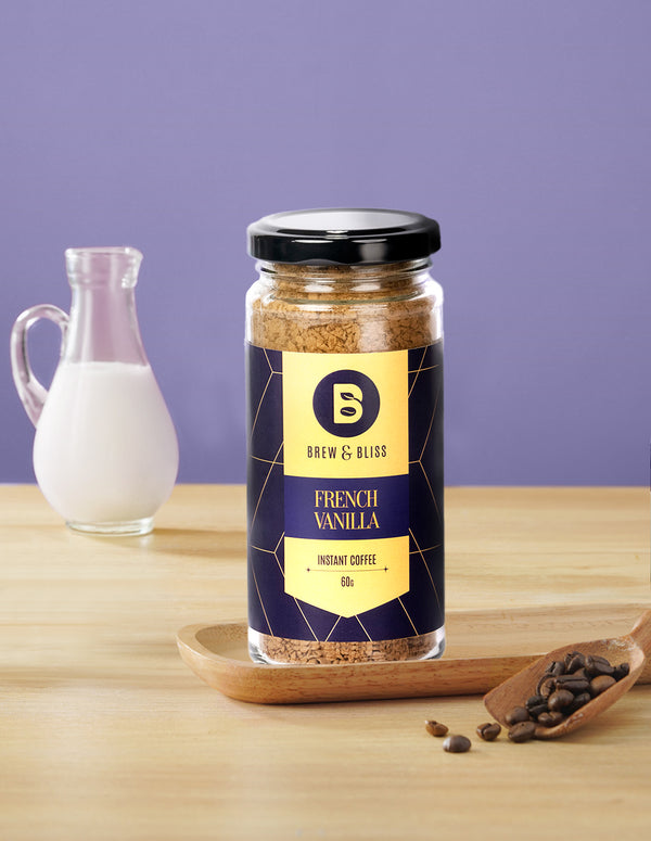 Brew and Bliss French Vanilla Instant Coffee